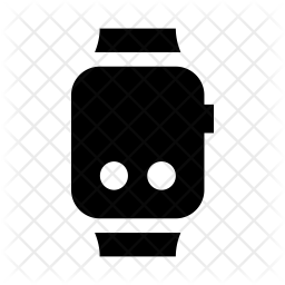 256x256 Apple Watch Icon Of Glyph Style