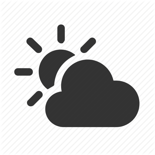 512x512 Apple, Cloud, Cloudy, Nebulosity, Partly Cloudy, Sun, Weather Icon