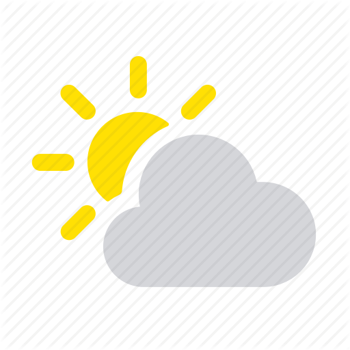 512x512 Apple, Cloud, Nebulosity, Partly Cloudy, Sun, Weather Icon