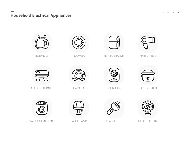 800x600 Electric Appliance Icon Line