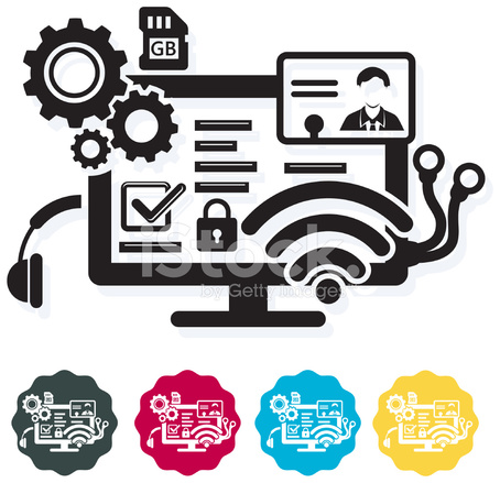 454x439 Icon Web Application Development Illustration Stock Vector