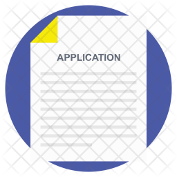 256x256 Application Form Icon Of Flat Style