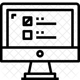 256x256 Application Form Icon Of Line Style