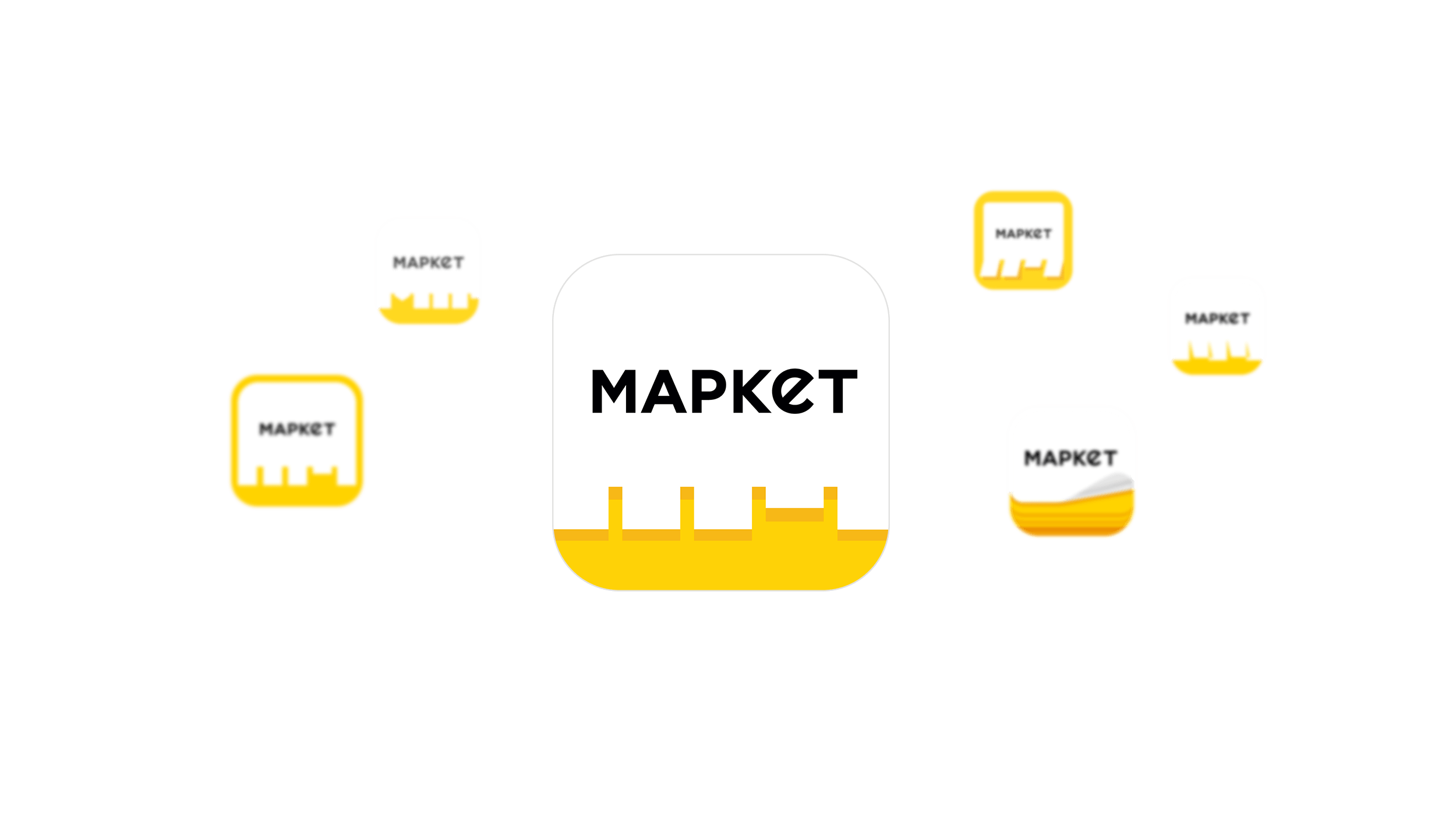 2500x1400 Market App Icon Design