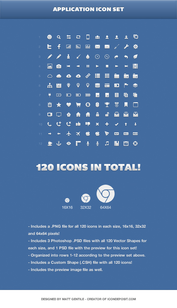 590x1024 Freebie Application Icon Set