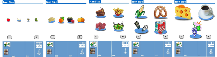 850x224 Icon Size Application From Left To Right