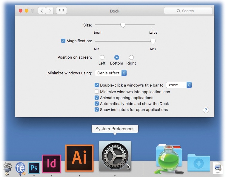 757x595 Setting Up The Dock