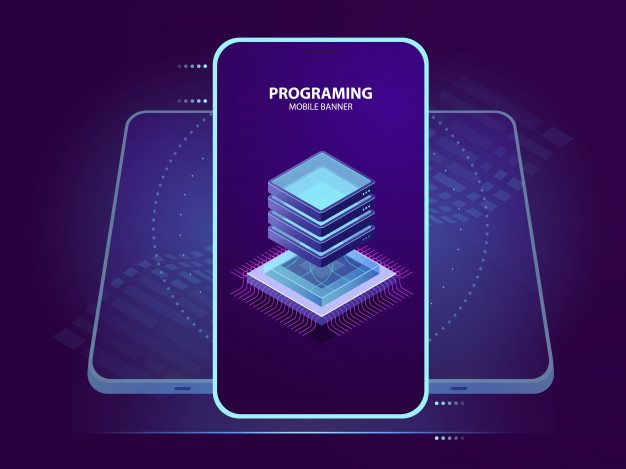626x469 Mobile Banner Of Development And Programming Of Mobile Application