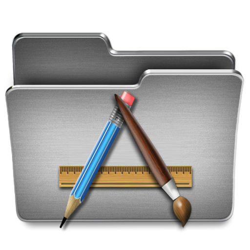 512x512 Applications Steel Folder Icon, Png Clipart Image