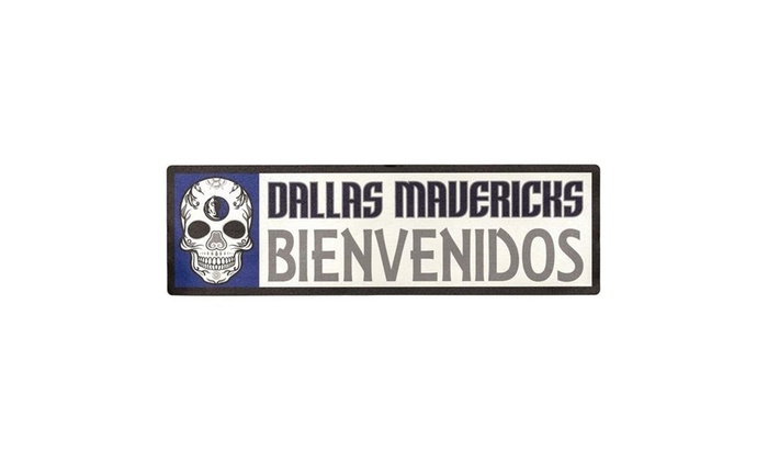 700x420 Applied Icon Nba Dallas Mavericks Outdoor Bienvenidos