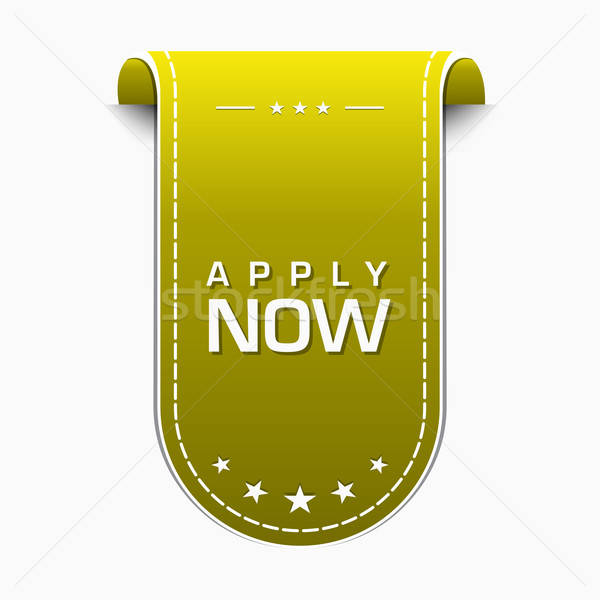 600x600 Apply Now Yellow Vector Icon Design Vector Illustration Rizwan