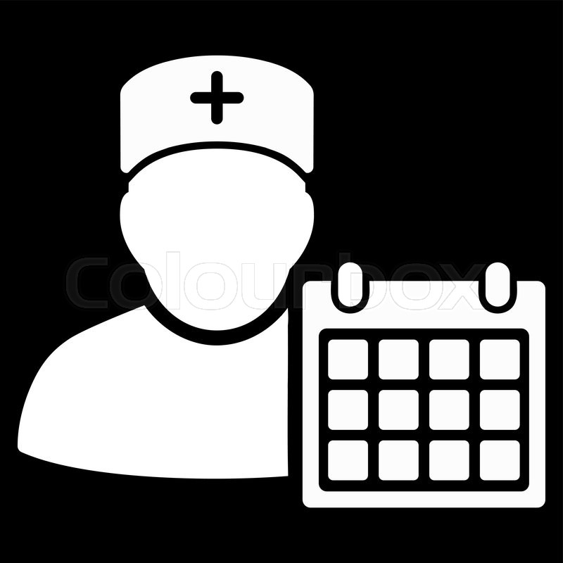 800x800 Doctor Appointment Vector Icon Style Stock Vector Colourbox