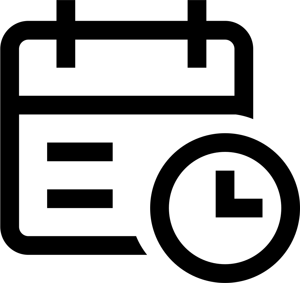 981x926 Time Of Appointment Png Icon Free Download