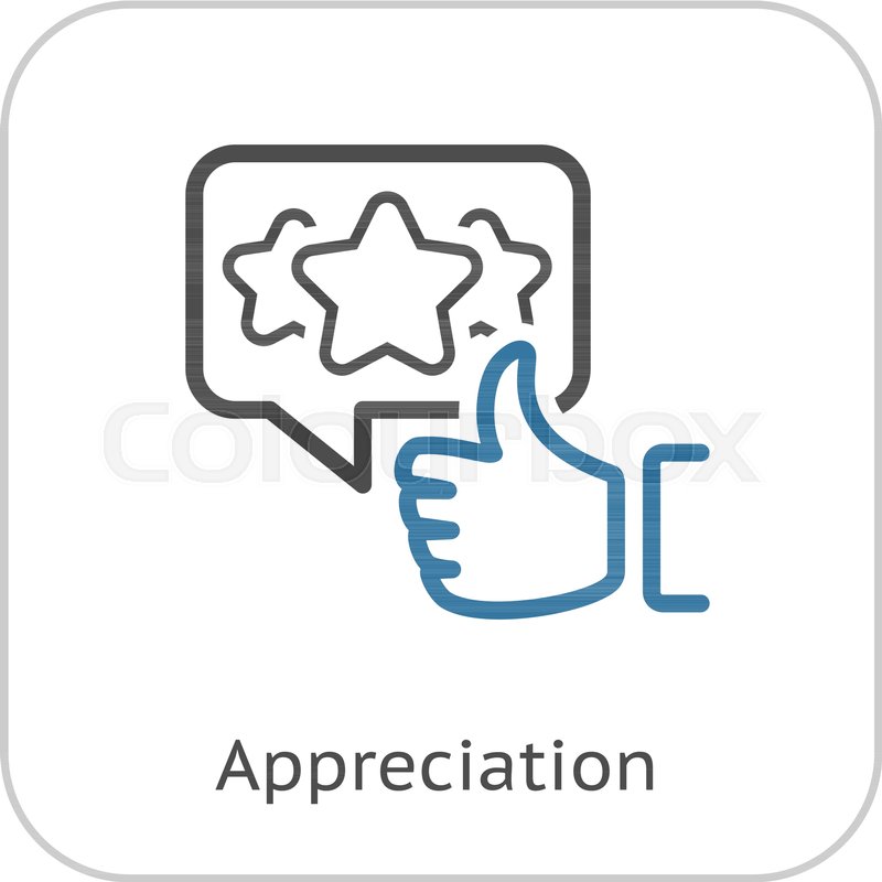 800x800 Appreciation Line Icon Client Stock Vector Colourbox