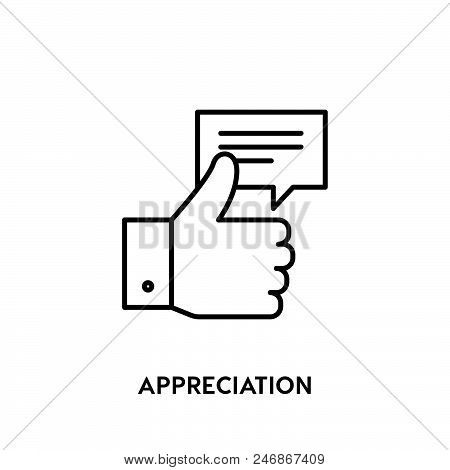 450x470 Appreciation Vector Icon On White Background Appreciation