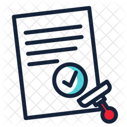 Approved Icon Of Colored Outline Style 256x256 Approved Icon Of Colored Outline Style