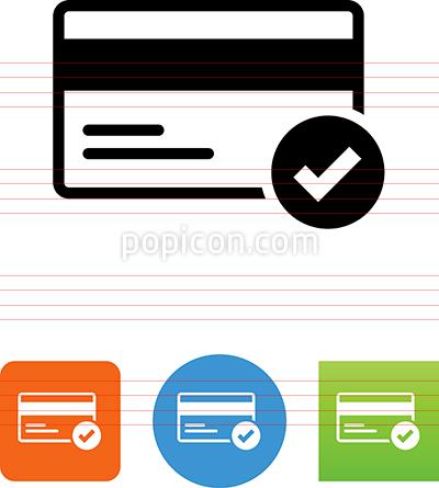 Credit Card Approval Icon 400x445 Credit Card Approval Icon
