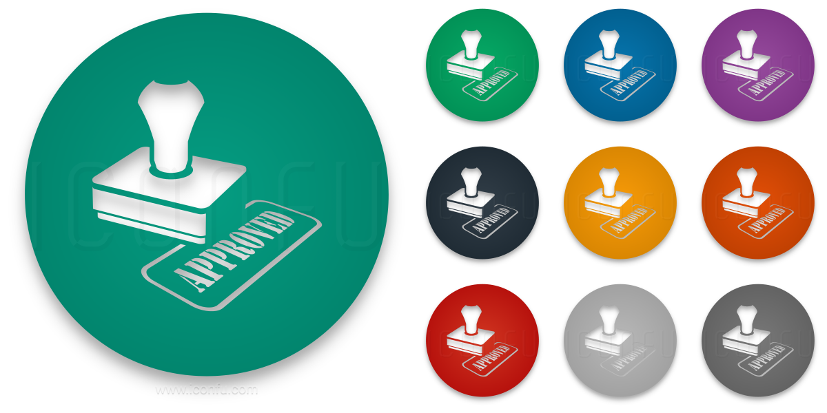 Rubber Stamp Approved Icon 1200x600 Rubber Stamp Approved Icon