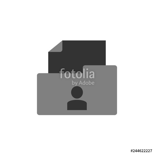 500x500 Cv, Folder Icon Element Of Marketing Icon For Mobile Concept