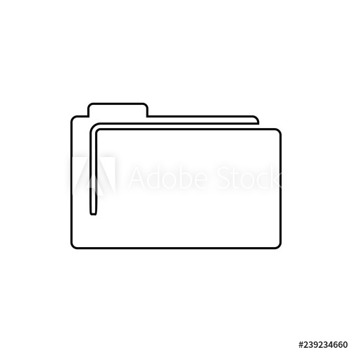 500x500 Folder Icon Element Of Web For Mobile Concept And Web Apps Icon