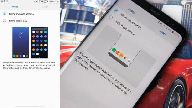 805x453 Galaxy App Drawer, Icon Now Optional Pocketnow