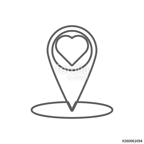 500x500 Dot On Card With Heart Icon Element Of Romance For Mobile Concept