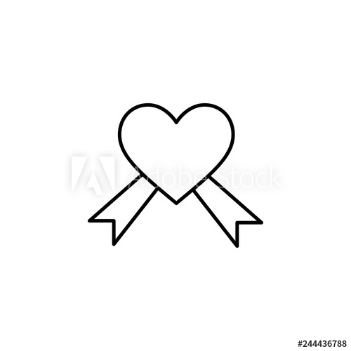 500x500 Aids, Heart Icon Element Of Valentine's Day Icon For Mobile