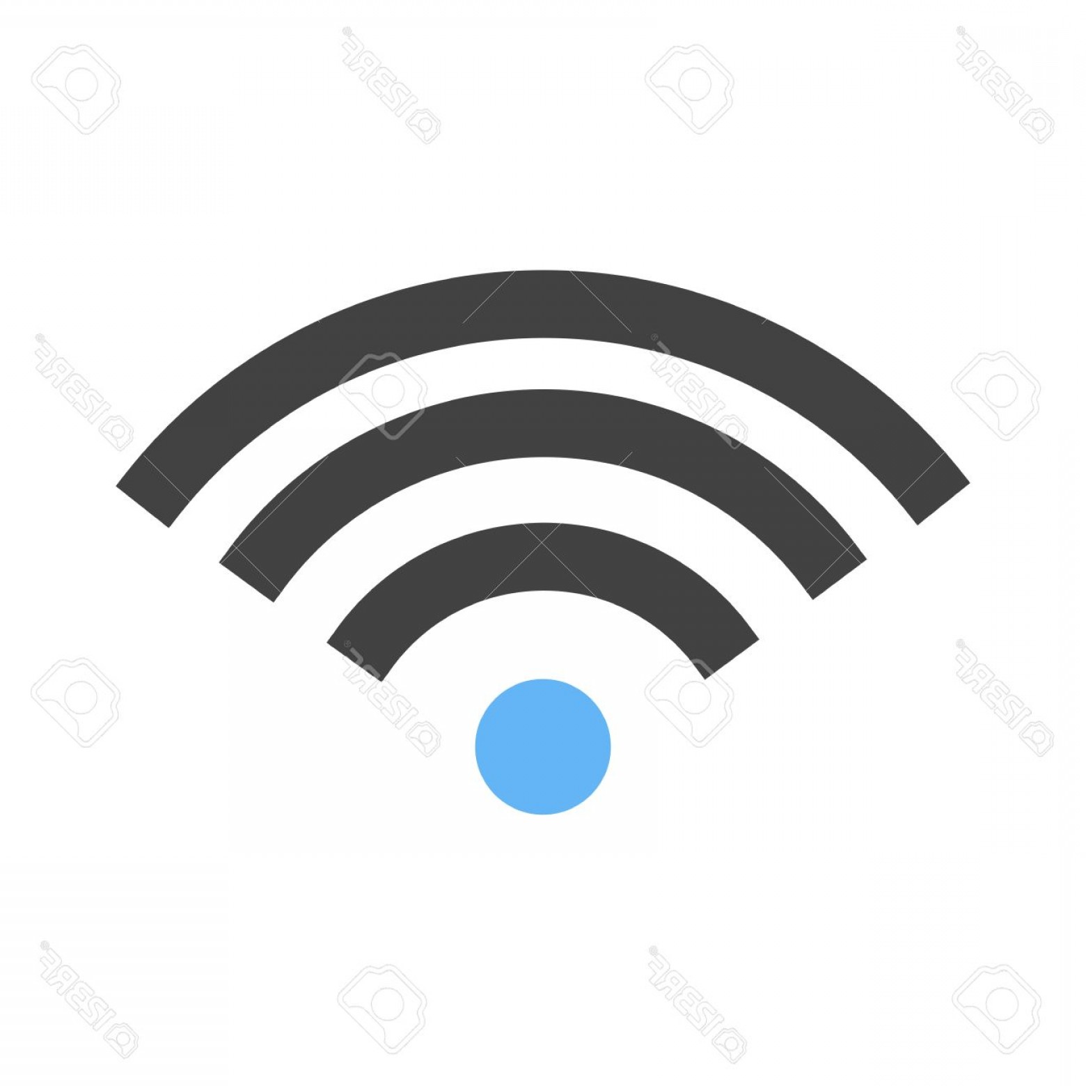1560x1560 Photostock Vector Wifi Signal Wireless Icon Vector Image Can Also