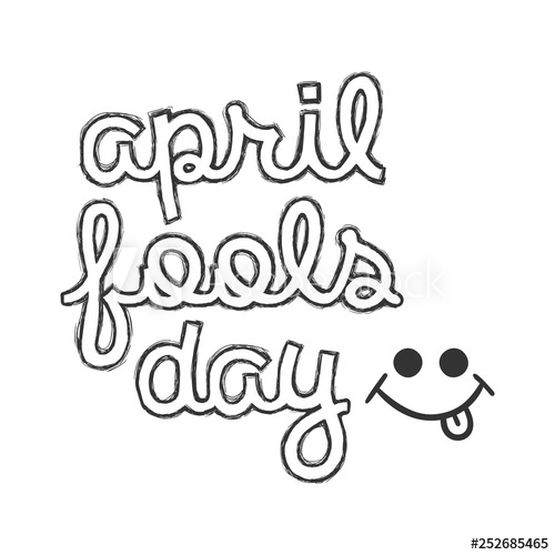 April Fools Day Text Icon In Flat Style Happy Banner Vector 500x500 April Fools Day Text Icon In Flat Style Happy Banner Vector