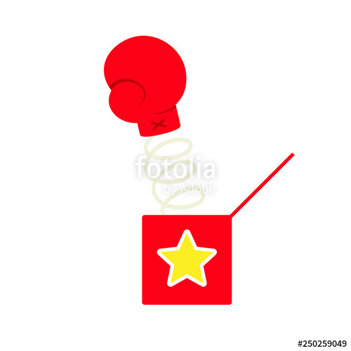 Boxing Glove Jack In The Box Icon April Fools Day Clipart Image 500x500 Boxing Glove Jack In The Box Icon April Fools Day Clipart Image