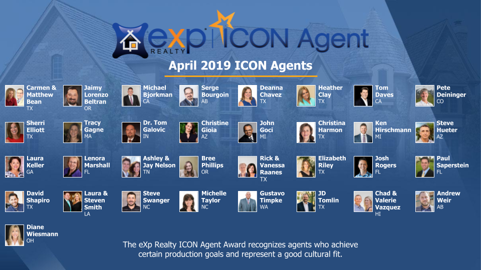 960x540 Exp Realty Announces April Icon Agents