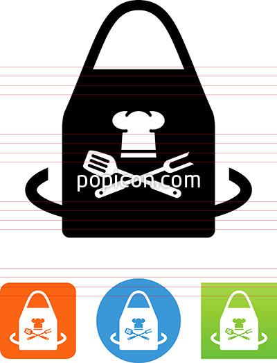 400x523 Chefs Apron Icon