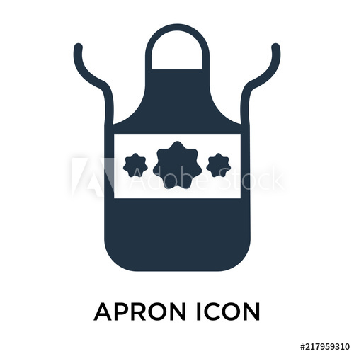500x500 Apron Icons Isolated On White Background Modern And Editable