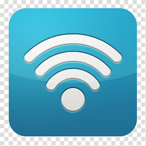 512x512 Flurry For The Web, Teal And White Wifi Signal Icon Art