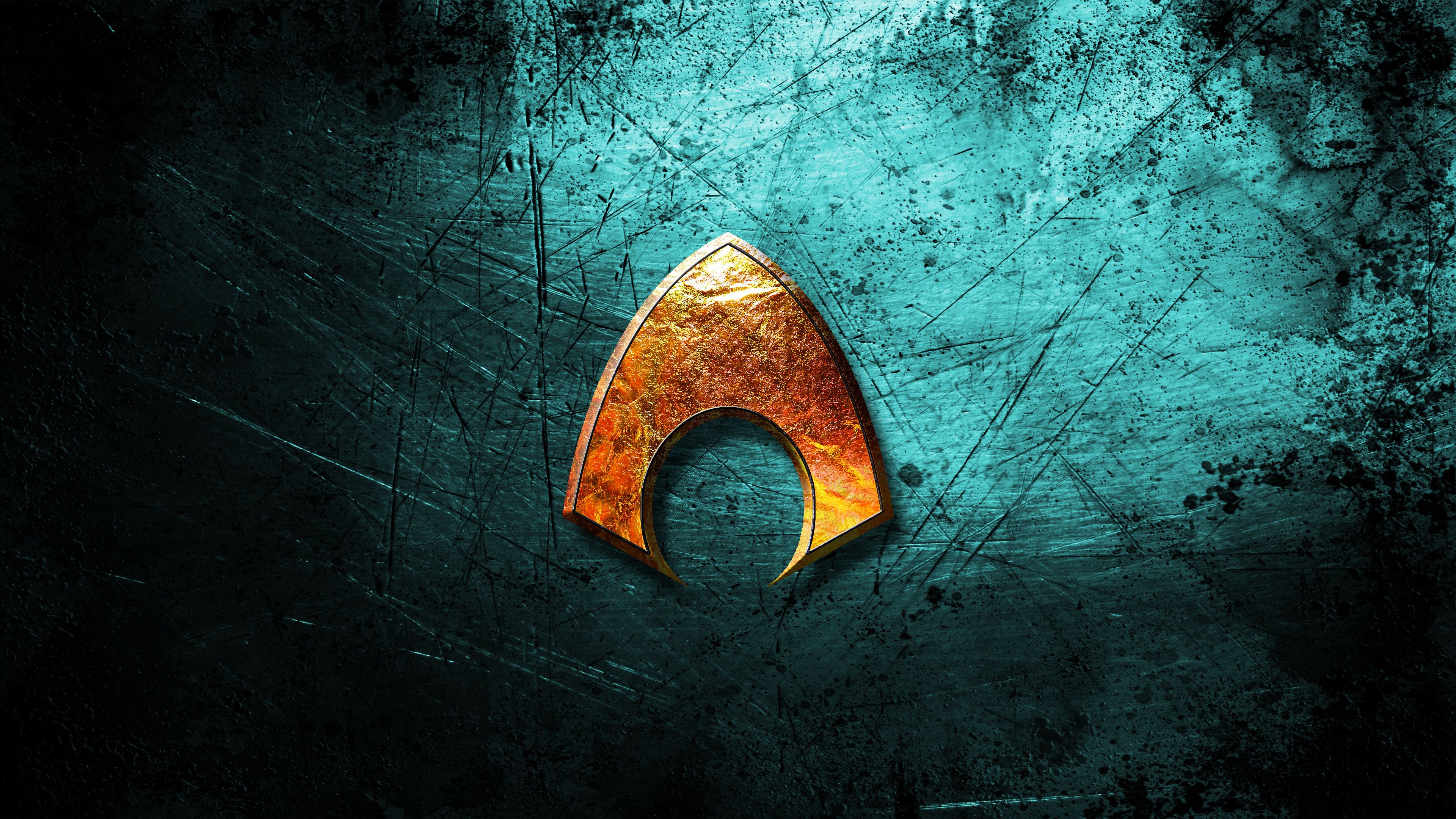 3840x2160 Aquaman Logo Wallpapers