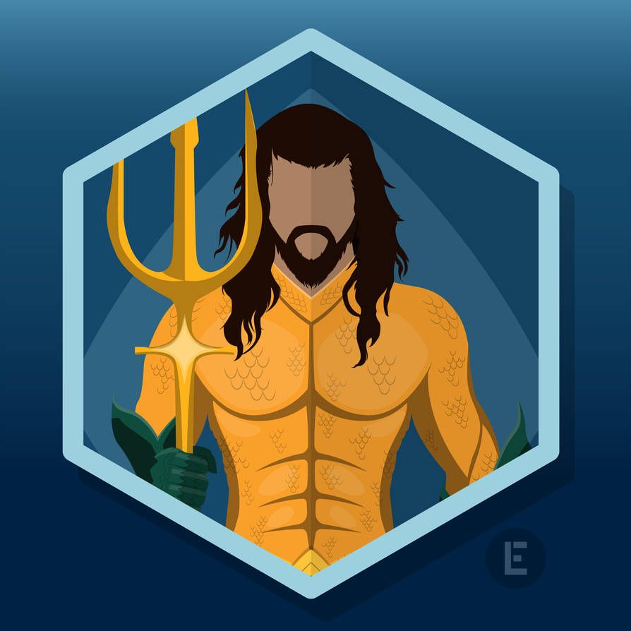 894x894 Superheroes Aquaman, Superhero, Minimalist Icons