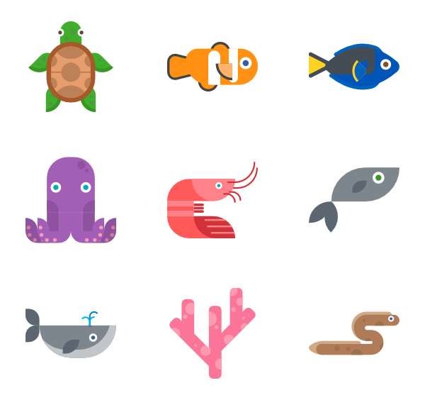 600x564 Aquarium Icons