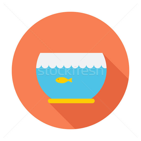 600x600 Aquarium Icon Vector Illustration Oleksii Afanasiev