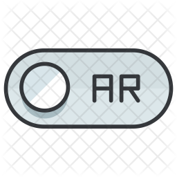 Ar Icon Of Colored Outline Style 256x256 Ar Icon Of Colored Outline Style