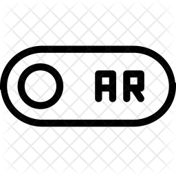 Augmented Reality Icon Of Line Style 256x256 Augmented Reality Icon Of Line Style