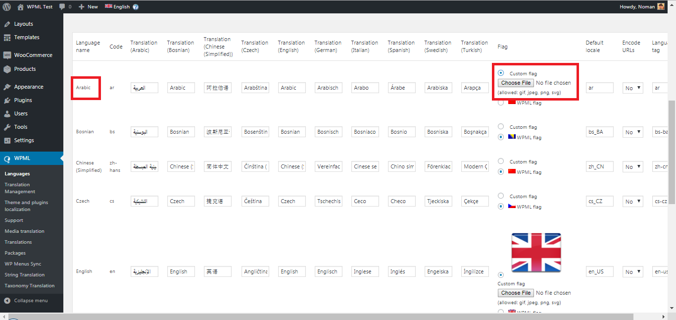 1366x646 Change The Flag Of The Arabic Icon From Morrocan To Uae