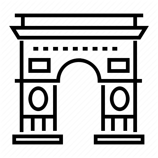 512x512 Arc De Troimphe, France, Paris, Triumphal Arch Icon