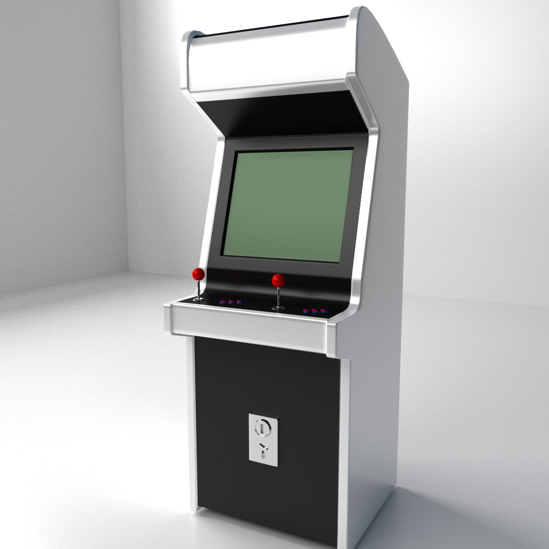 1080x1080 Arcade Machine Model