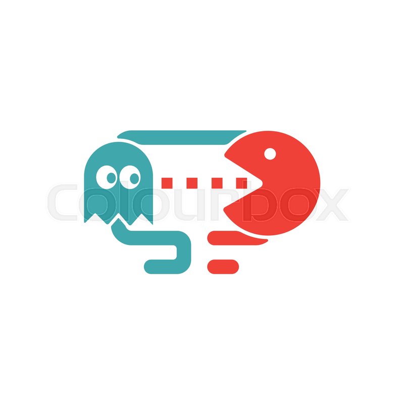 800x800 Pacman Arcade Game Icon Vector Stock Vector Colourbox