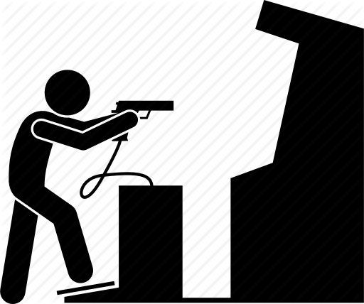 512x428 Arcade, Game, Gaming, Gun, Machine, Shooting Icon