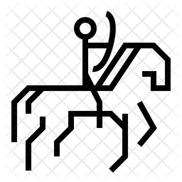 256x256 Archer Icon Of Line Style