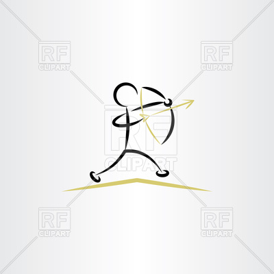 400x400 Archer Icon Vector Image Of Icons And Emblems Blaskorizov