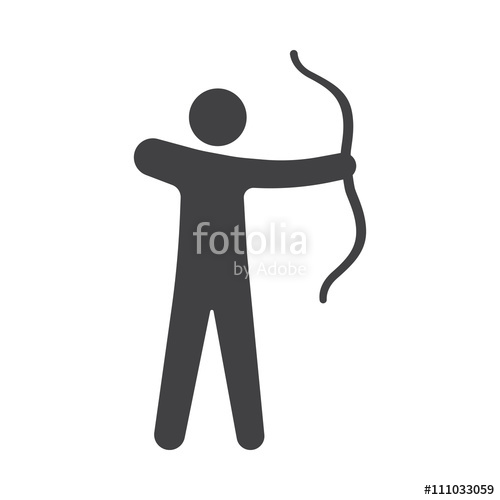 500x500 Archer Icon Stock Image And Royalty Free Vector On Fotolia
