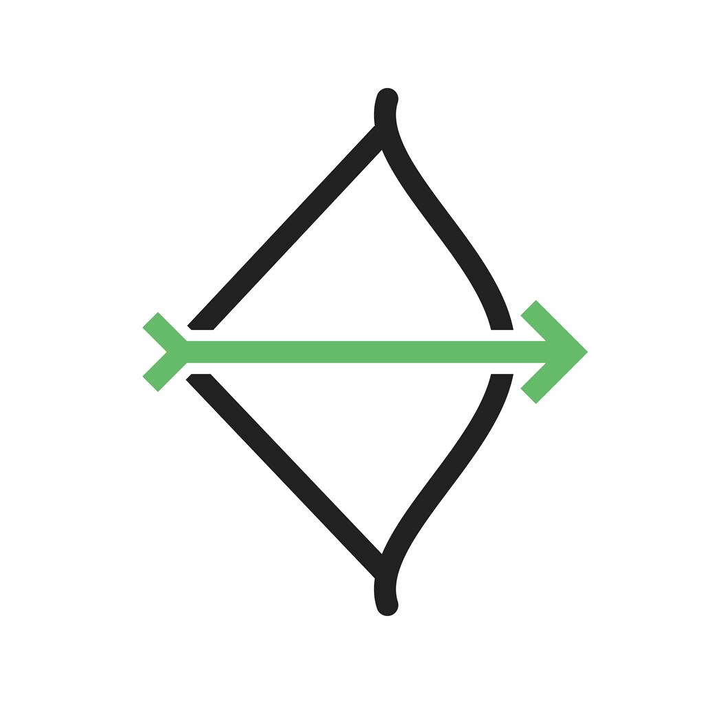 1024x1024 Archery Line Green Black Icon