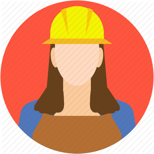 512x512 Architect, Avatar, Female Architect, Female Engineer, Worker Icon